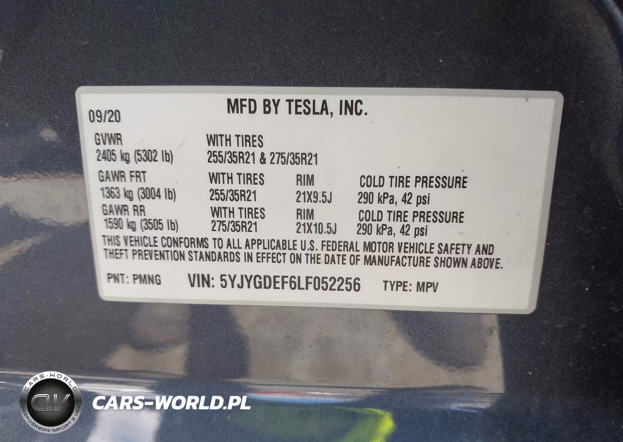 2020 Tesla Model Y Long Range Dual Motor All-Wheel Drive-Performance Dual Motor All-Wheel Drive VIN:5YJYGDEF6LF052256 - 9