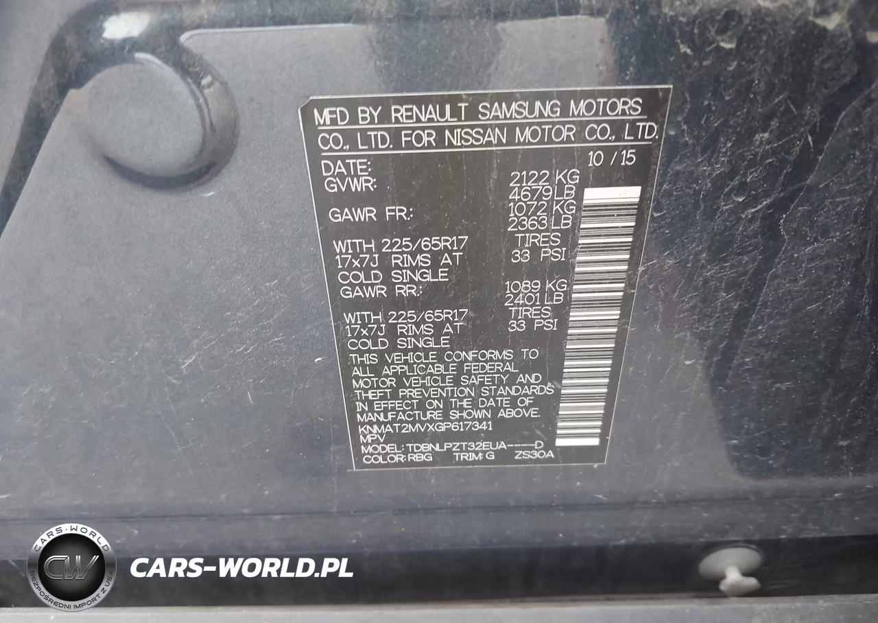 2016 Nissan Rogue S VIN:KNMAT2MVXGP617341 - 9