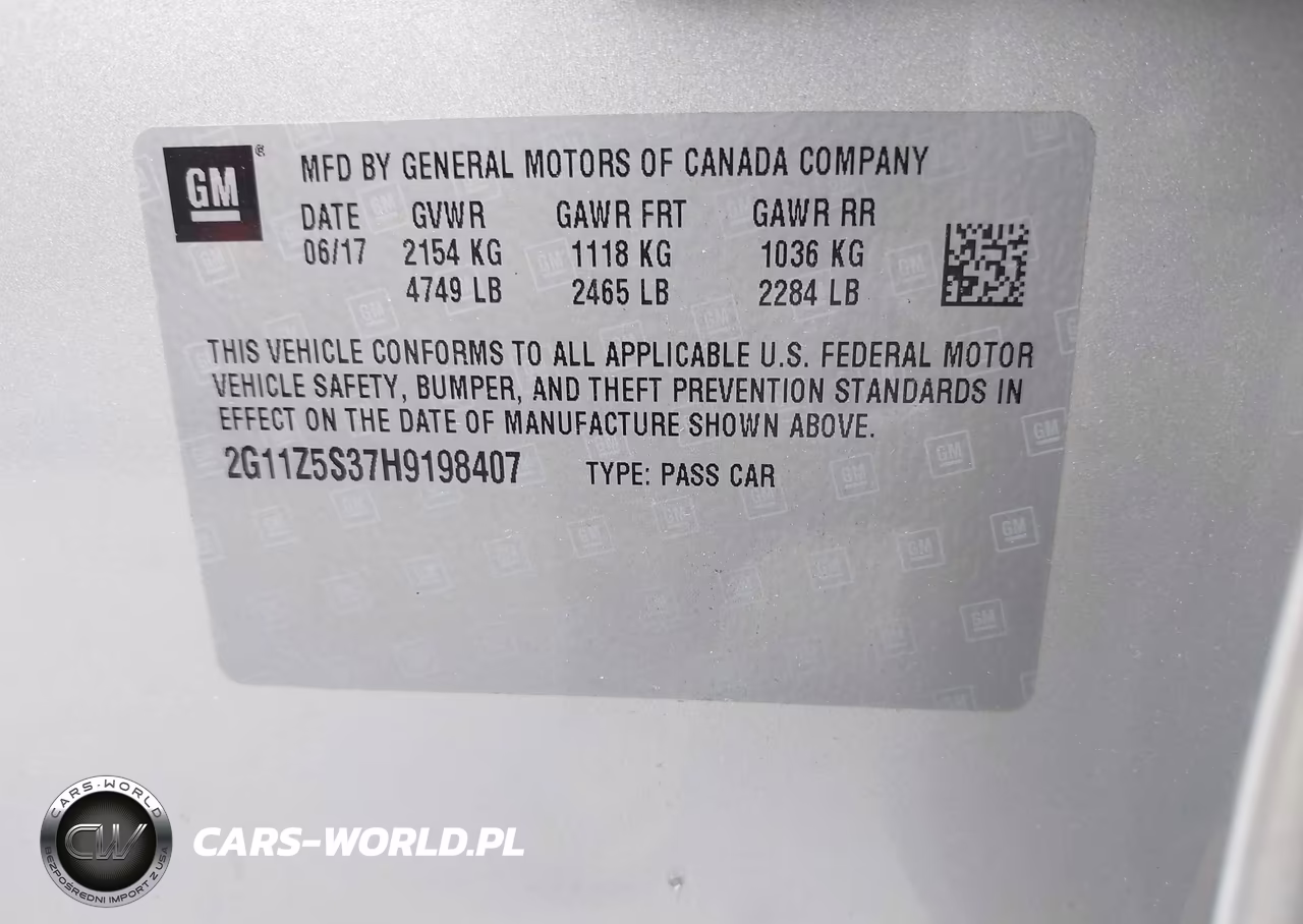 2017 Chevrolet Impala Ls VIN:2G11Z5S37H9198407 - 9