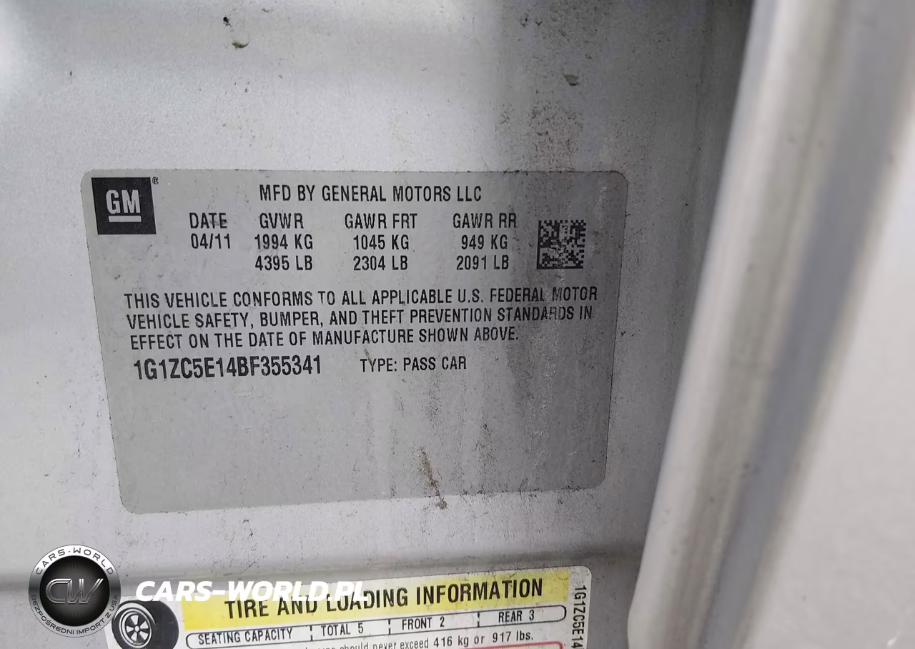 2011 Chevrolet Malibu 1Lt VIN:1G1ZC5E14BF355341 - 9
