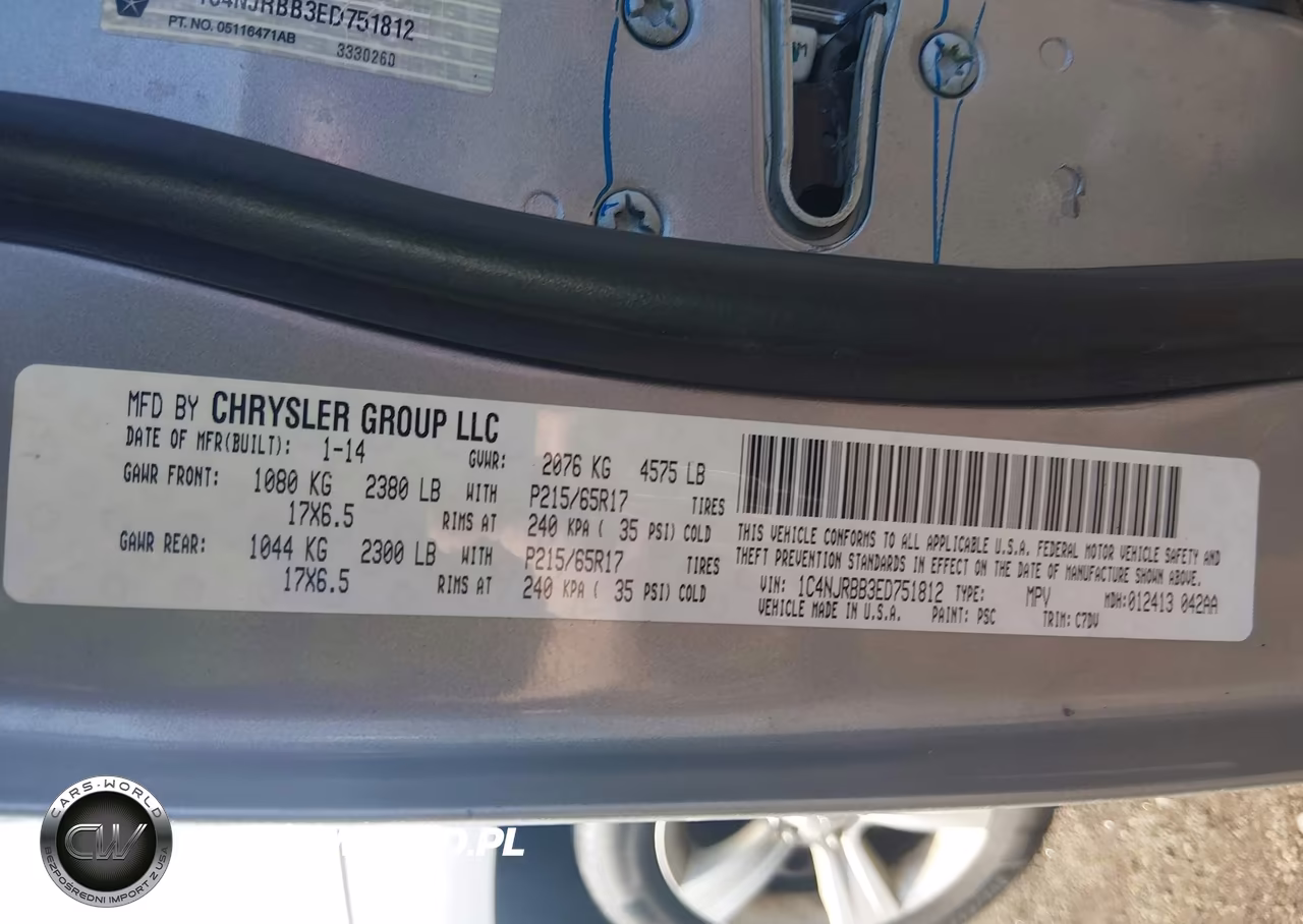 2014 Jeep Patriot Sport VIN:1C4NJRBB3ED751812 - 9