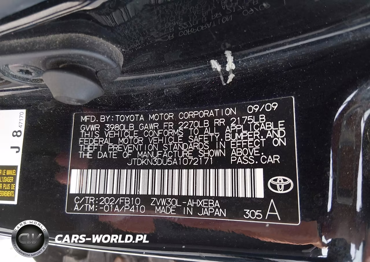 2010 Toyota Prius Ii VIN:JTDKN3DU5A1072171 - 9