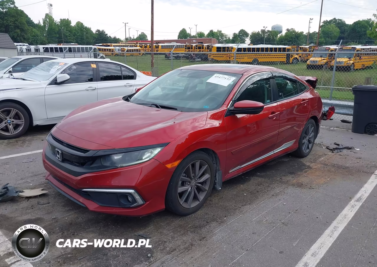2019 Honda Civic Ex VIN:19XFC1F34KE001137 - 2