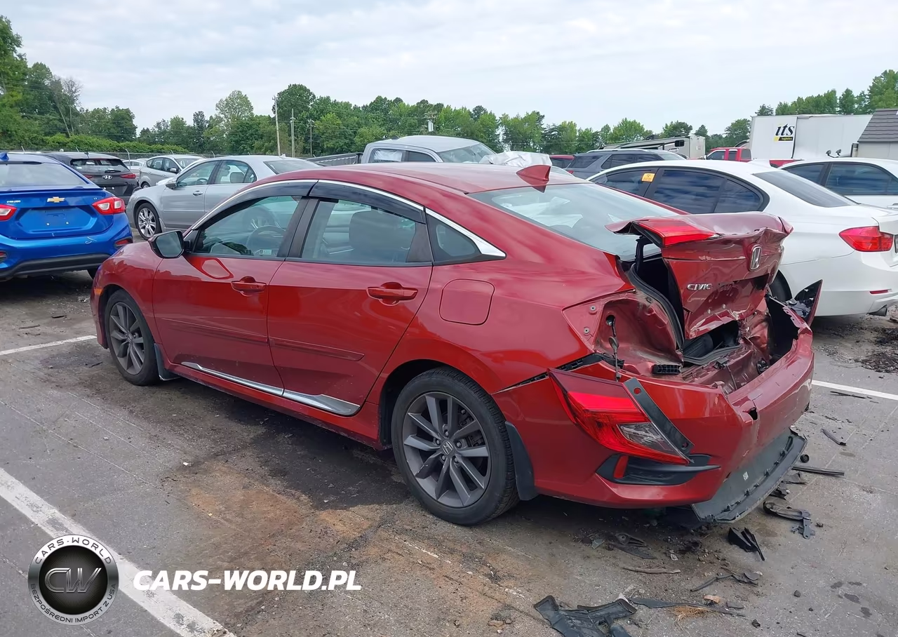 2019 Honda Civic Ex VIN:19XFC1F34KE001137 - 3