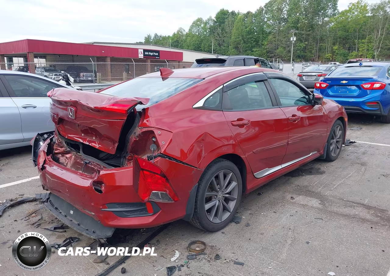 2019 Honda Civic Ex VIN:19XFC1F34KE001137 - 4