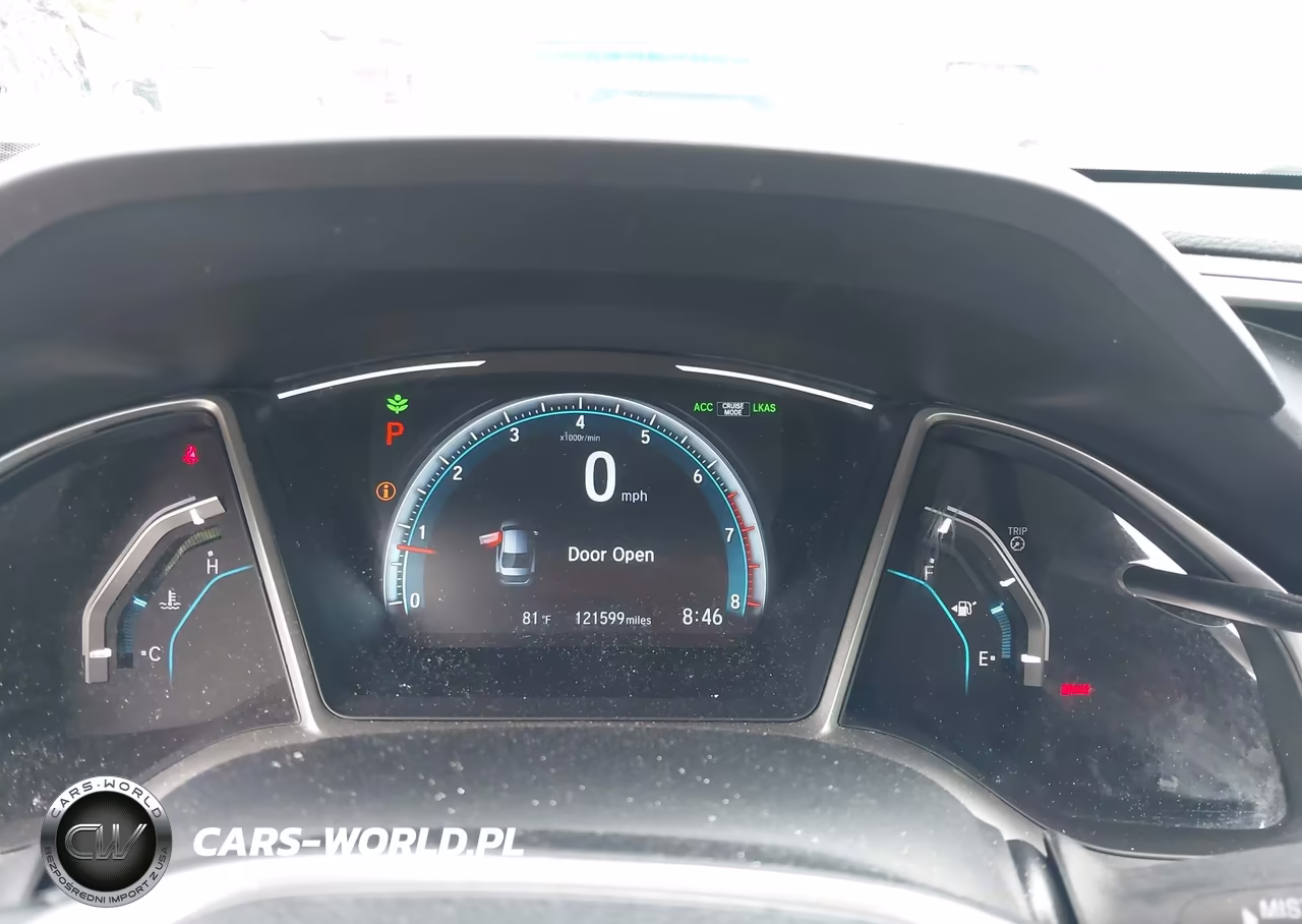 2019 Honda Civic Ex VIN:19XFC1F34KE001137 - 7