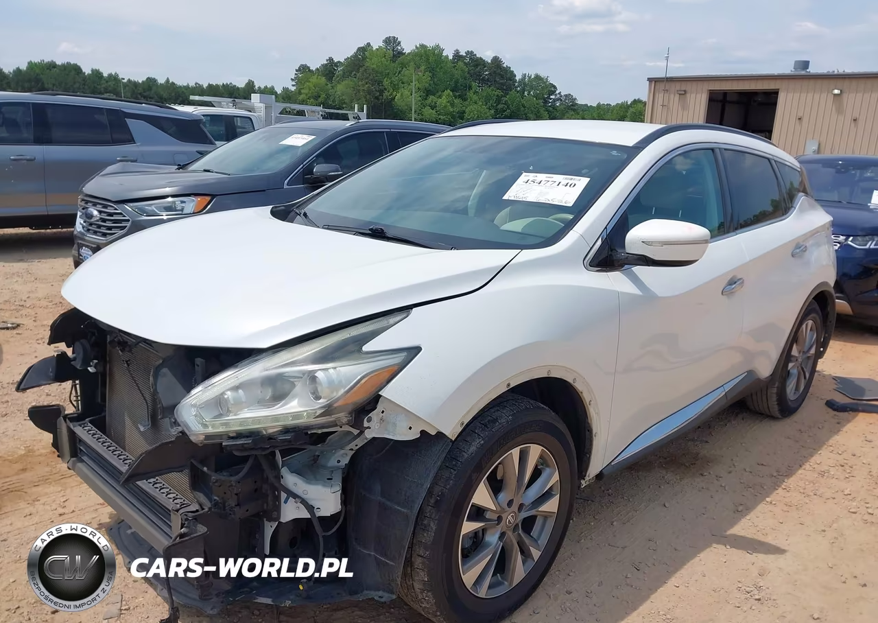 2015 Nissan Murano Sv VIN:5N1AZ2MH8FN257968 - 2