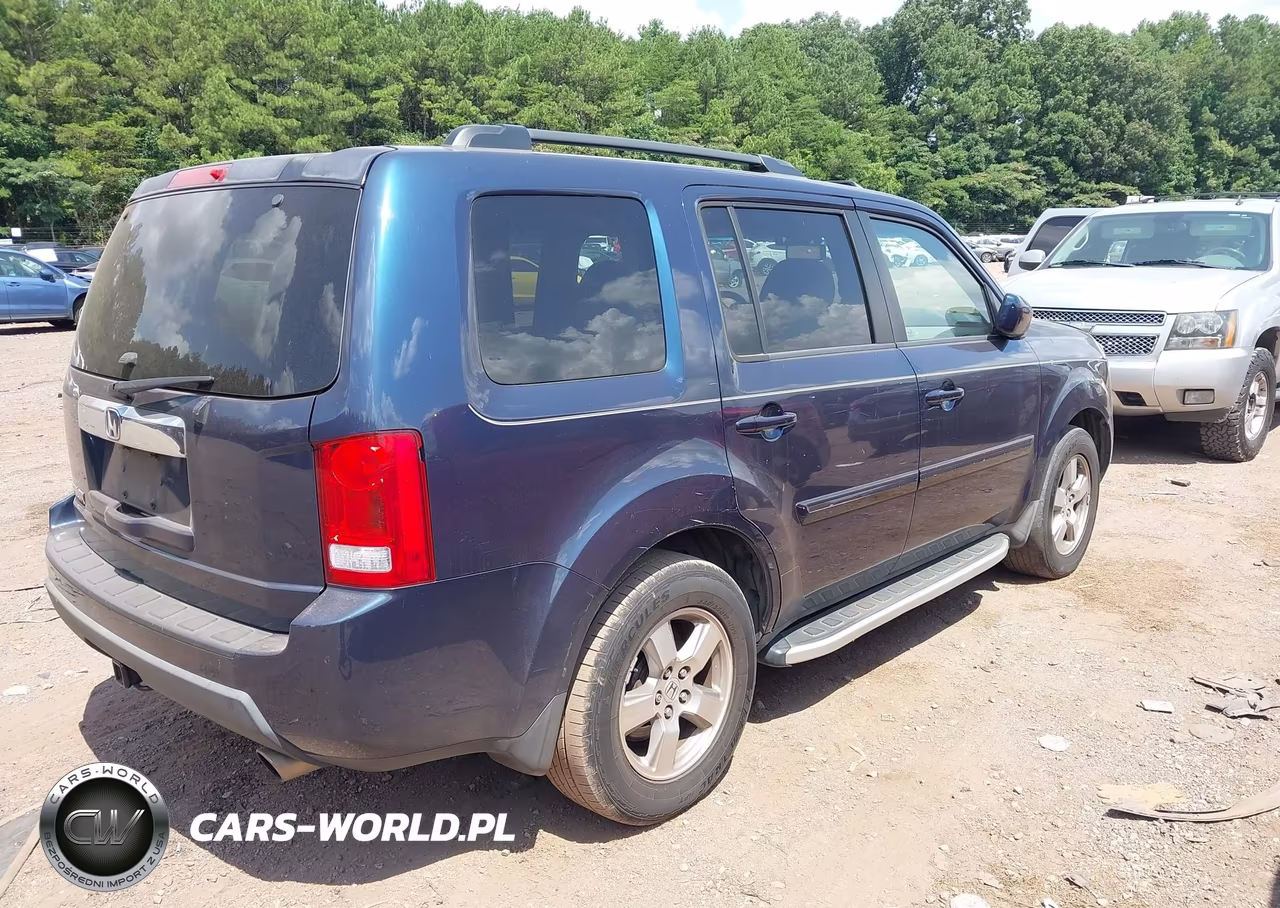2009 Honda Pilot Ex-L VIN:5FNYF38559B012372 - 4