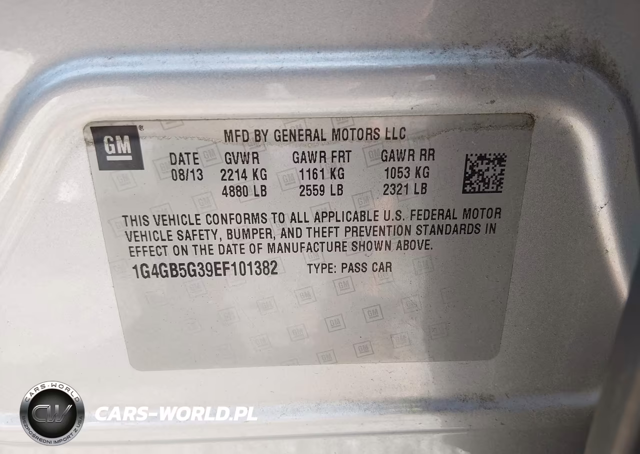 2014 Buick Lacrosse Leather Group VIN:1G4GB5G39EF101382 - 9