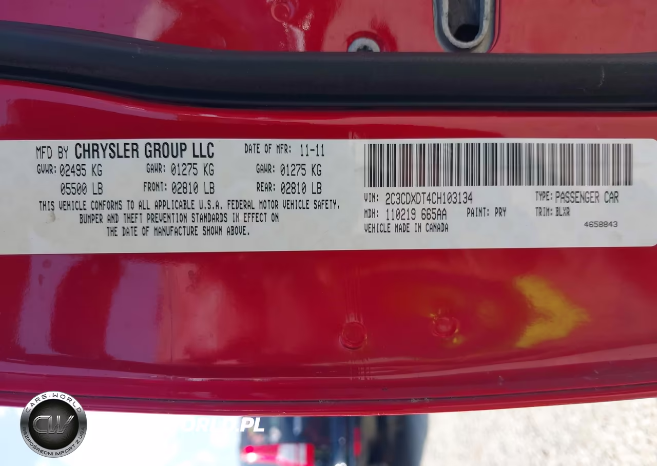 2012 Dodge Charger R-T VIN:2C3CDXDT4CH103134 - 9