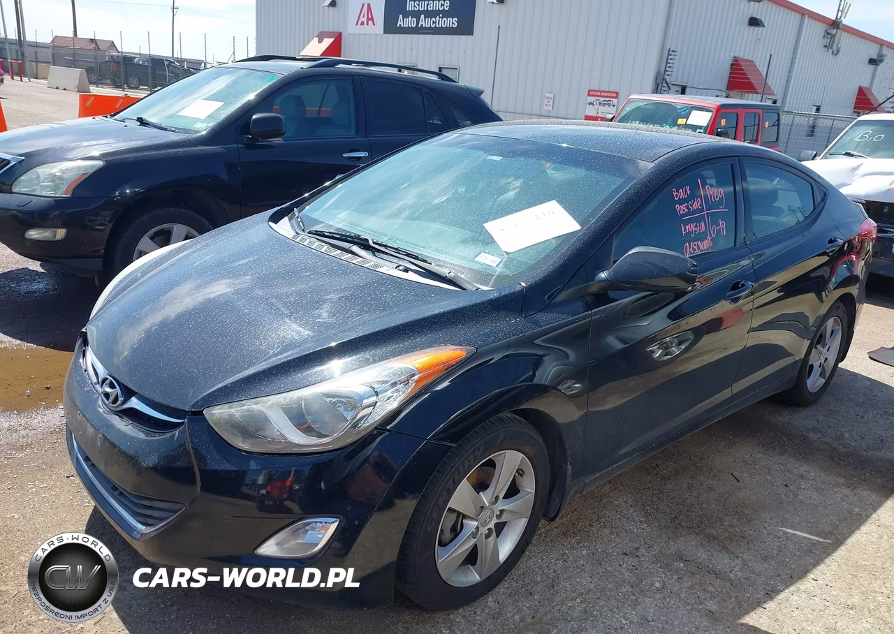 2013 Hyundai Elantra Gls VIN:5NPDH4AE8DH402157 - 2
