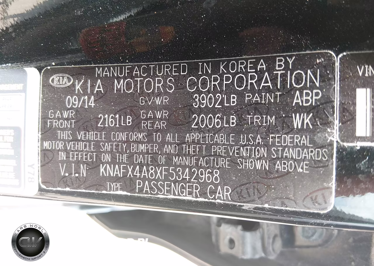 2015 Kia Forte Ex VIN:KNAFX4A8XF5342968 - 9