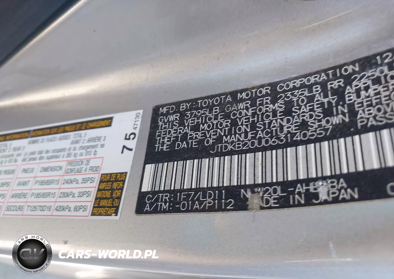 2006 Toyota Prius VIN:JTDKB20U063140557 - 9