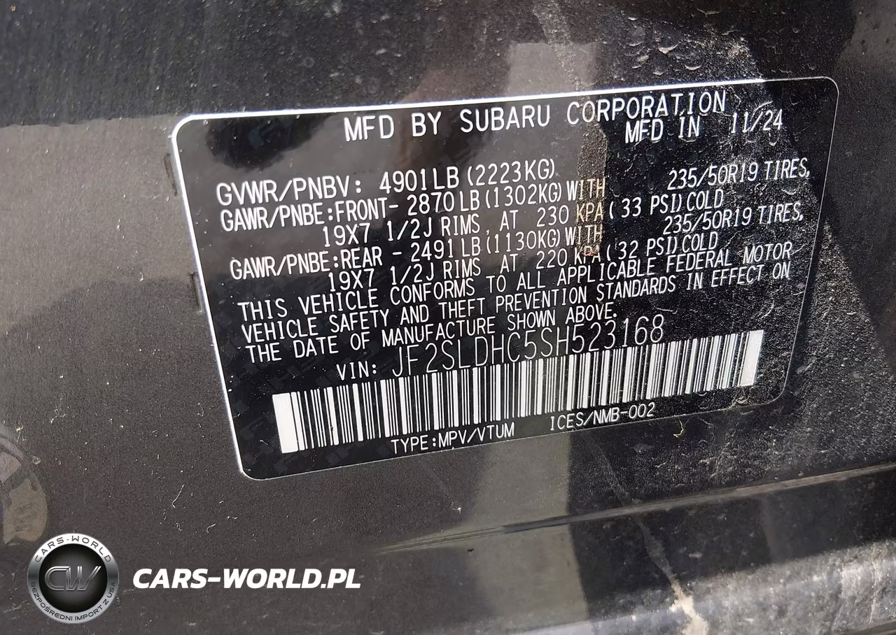 2025 Subaru Forester Sport VIN:JF2SLDHC5SH523168 - 9