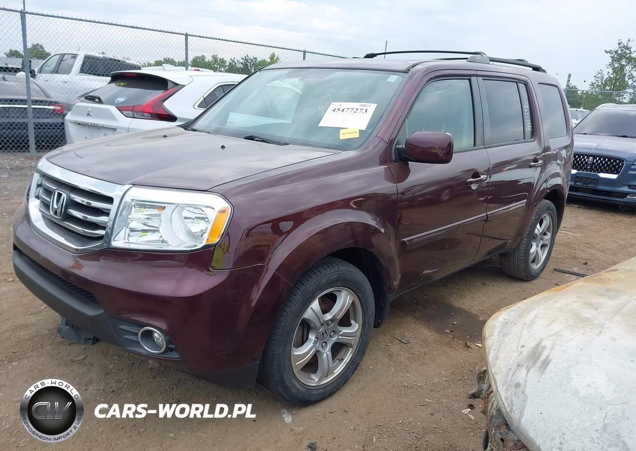 2013 Honda Pilot Ex-L VIN:5FNYF4H54DB042901 - 2