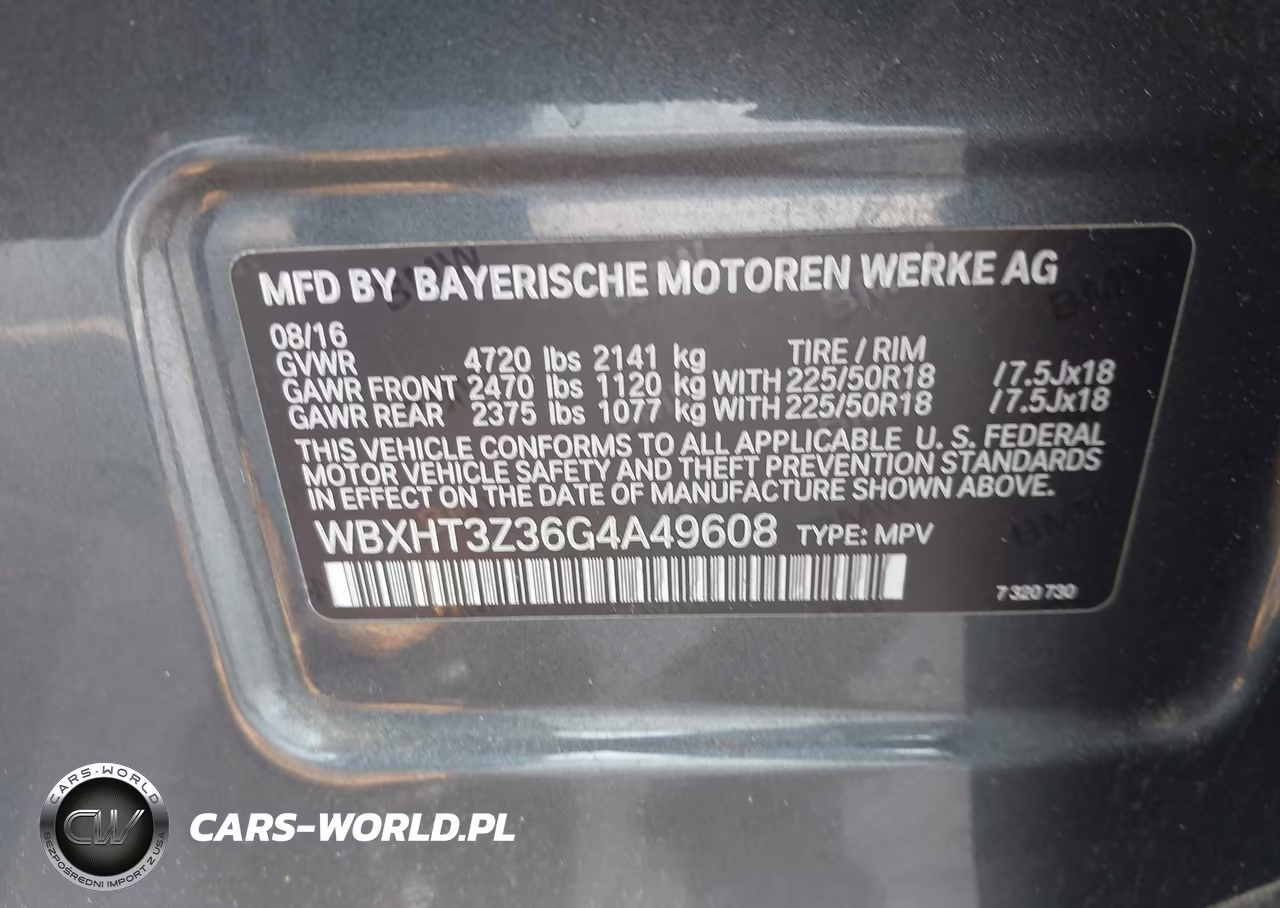 2016 BMW X1 xDrive28I VIN:WBXHT3Z36G4A49608 - 9