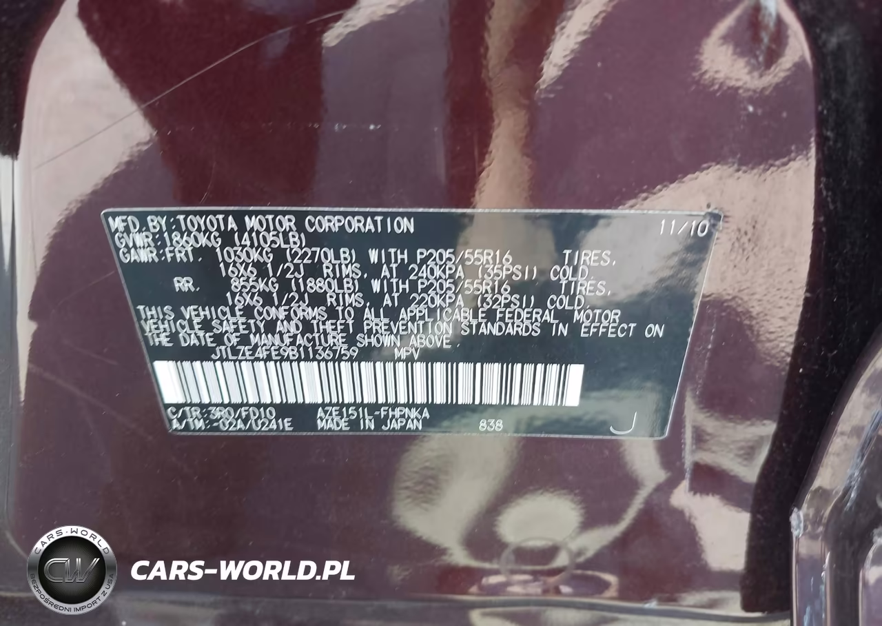 2011 Scion Xb VIN:JTLZE4FE9B1136759 - 9