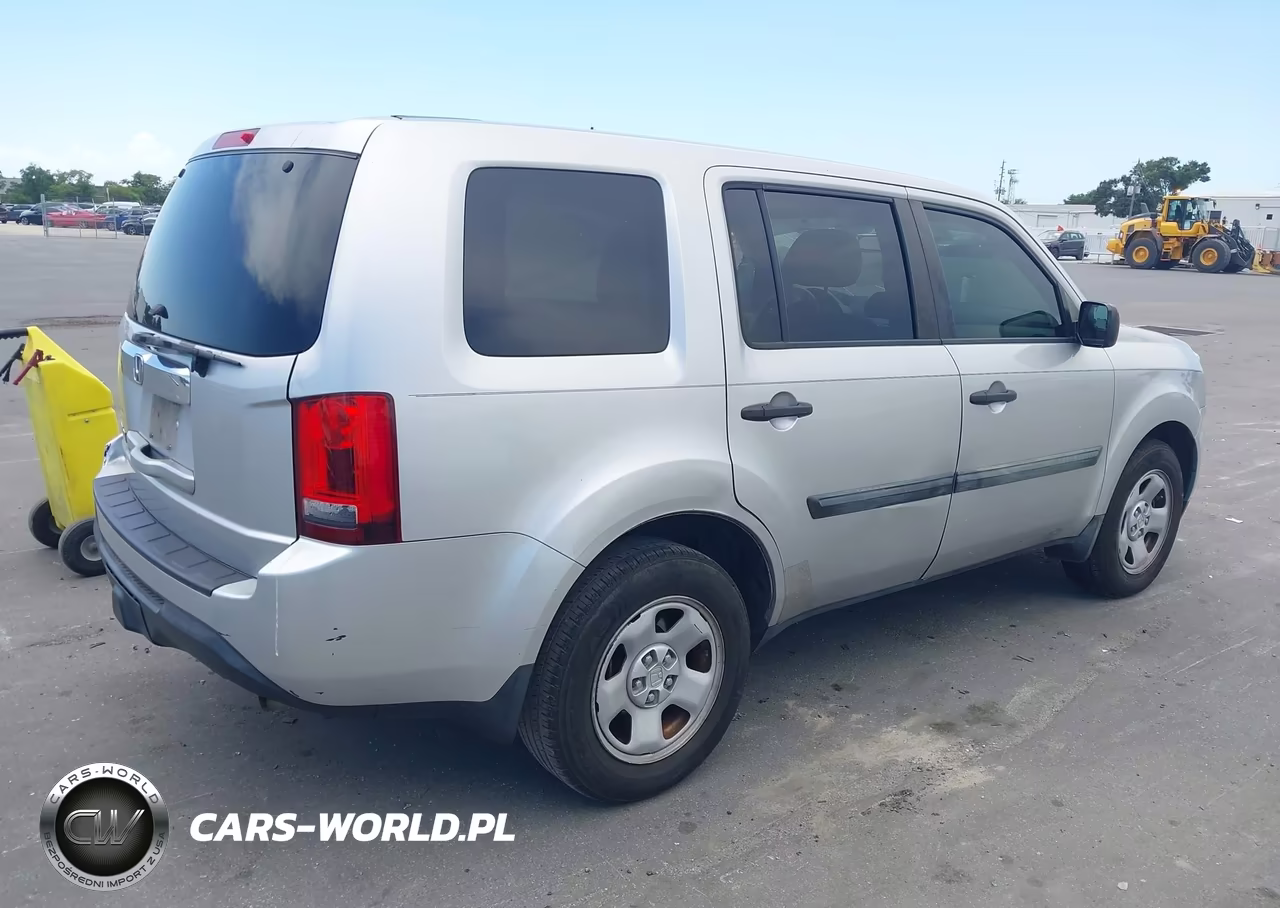 2014 Honda Pilot Lx VIN:5FNYF3H24EB011312 - 4