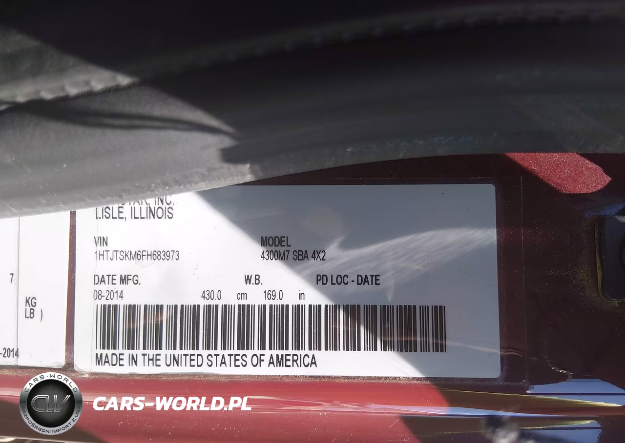 2015 International 4000 4300 VIN:1HTJTSKM6FH683973 - 9