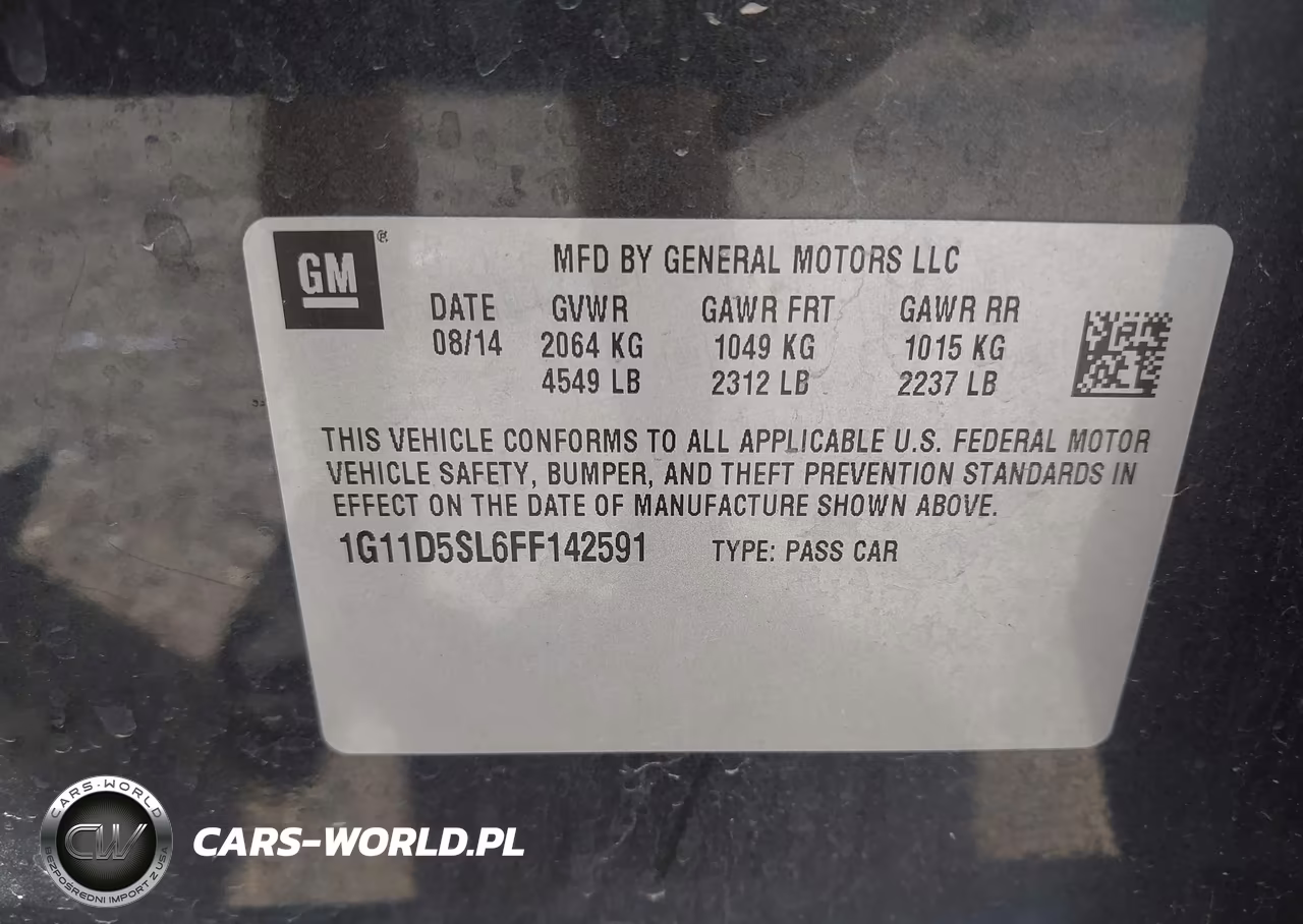 2015 Chevrolet Malibu 2Lt VIN:1G11D5SL6FF142591 - 9