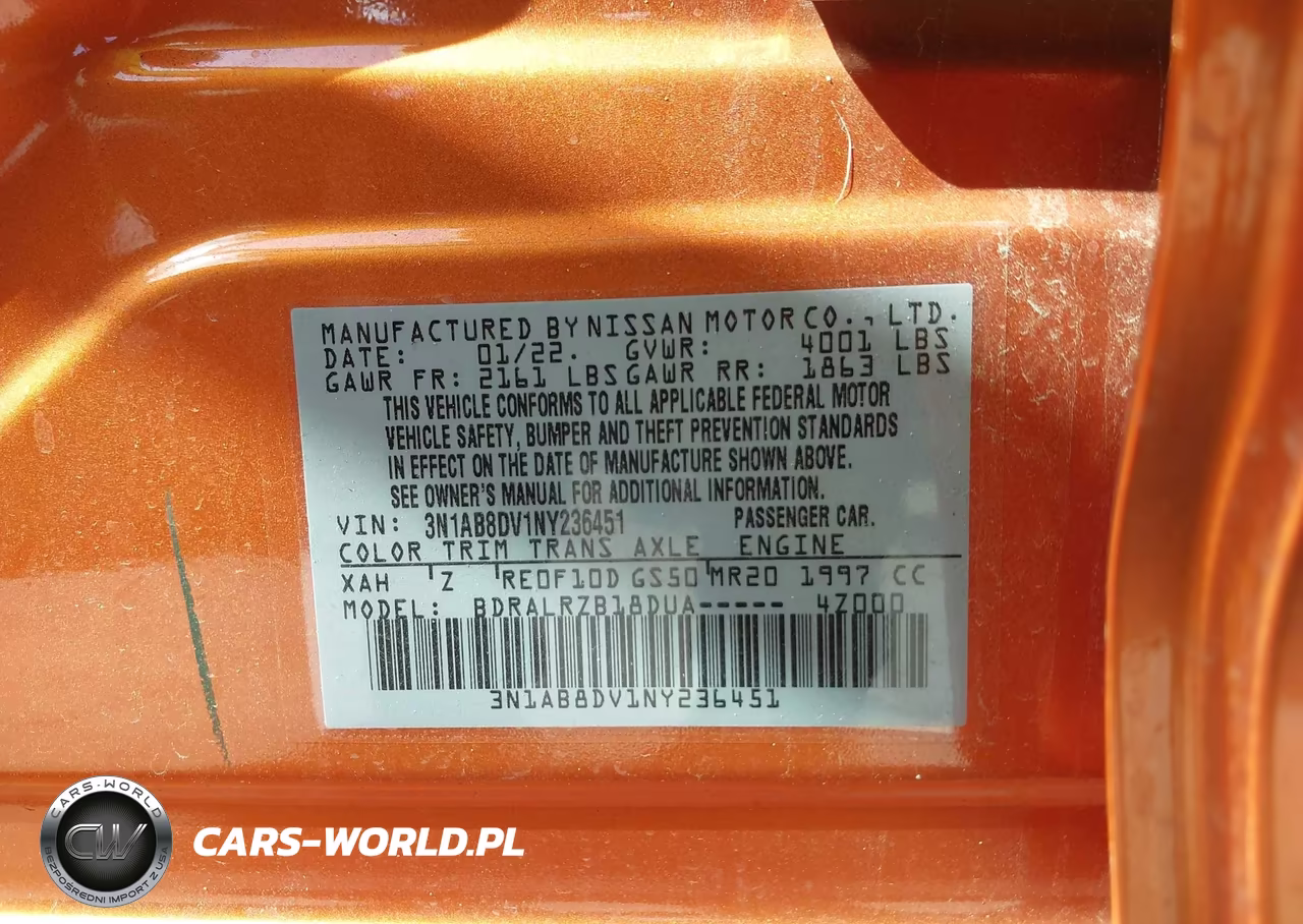 2022 Nissan Sentra Sr Xtronic Cvt VIN:3N1AB8DV1NY236451 - 9
