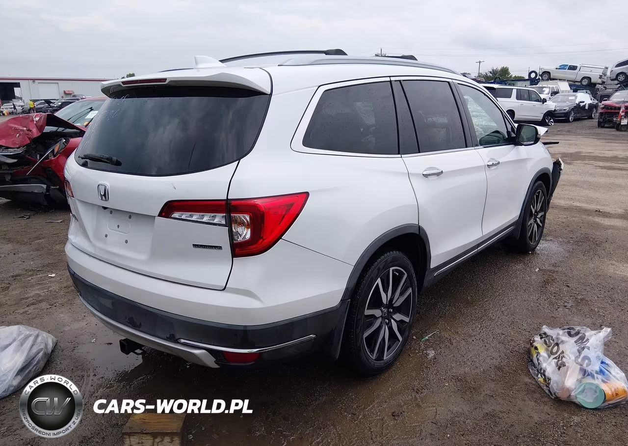 2020 Honda Pilot 2Wd Touring 8 Passenger VIN:5FNYF5H97LB011990 - 4