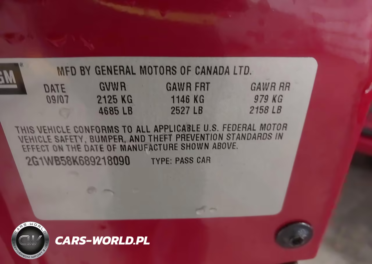 2008 Chevrolet Impala Ls VIN:2G1WB58K689218090 - 9