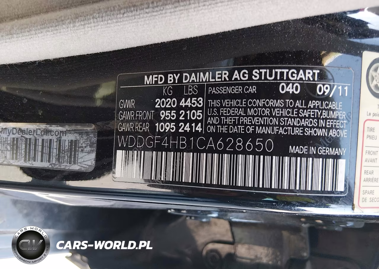2012 Mercedes-Benz C 250 Sport VIN:WDDGF4HB1CA628650 - 9