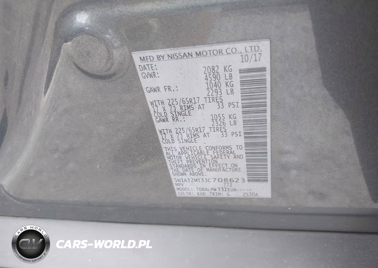2018 Nissan Rogue S VIN:5N1AT2MT3JC708623 - 9