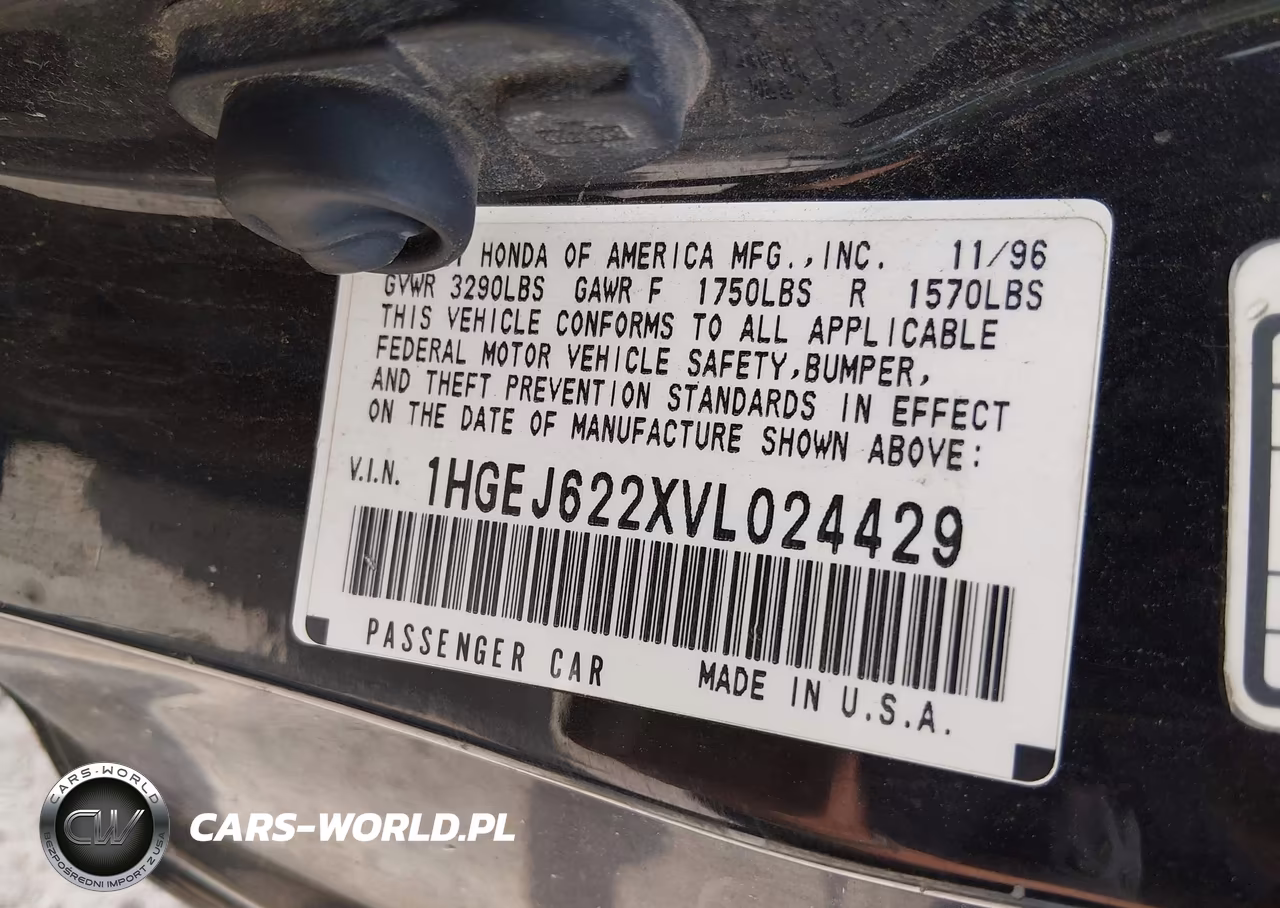 1997 Honda Civic Dx VIN:1HGEJ622XVL024429 - 9