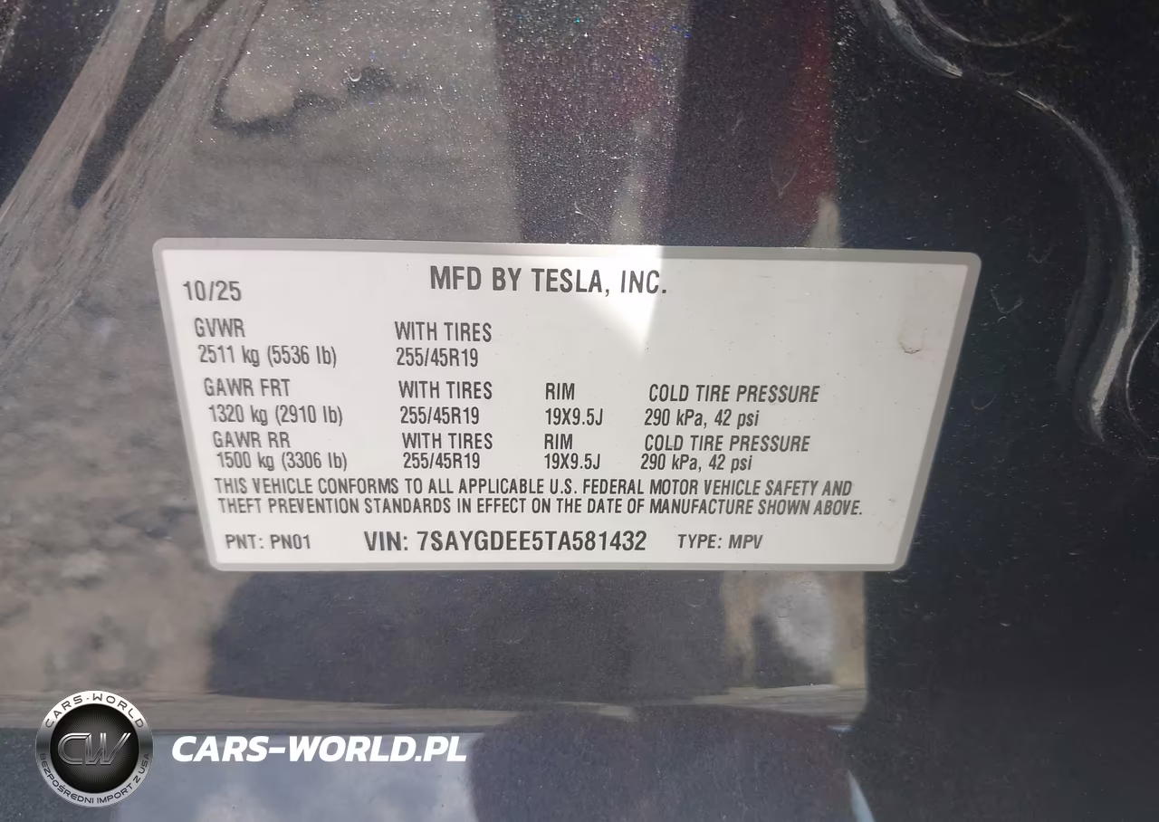 2026 Tesla Model Y All-Wheel Drive-Long Range Launch Series-Premium All-Wheel Drive VIN:7SAYGDEE5TA581432 - 9
