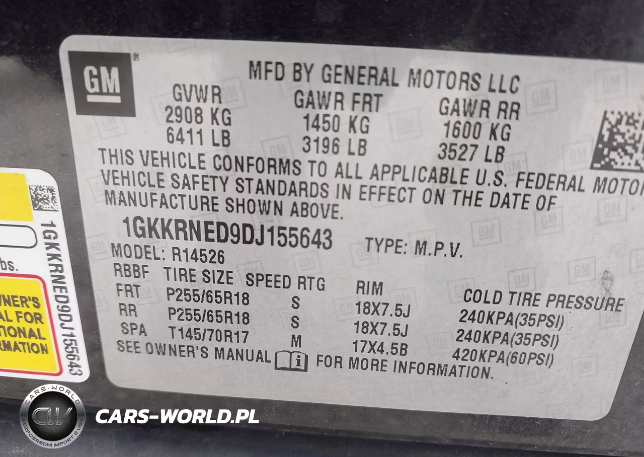 2013 GMC Acadia Sle-1 VIN:1GKKRNED9DJ155643 - 9