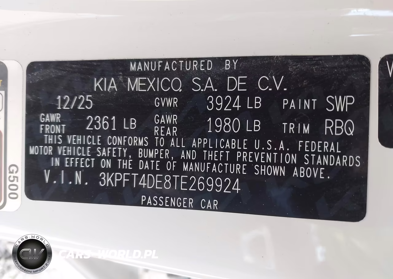 2026 Kia K4 Lxs VIN:3KPFT4DE8TE269924 - 9