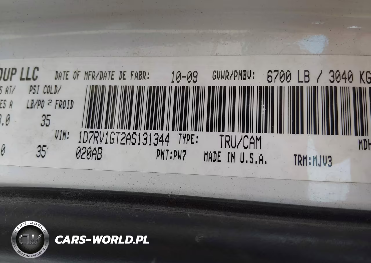 2010 Dodge Ram 1500 Slt VIN:1D7RV1GT2AS131344 - 9