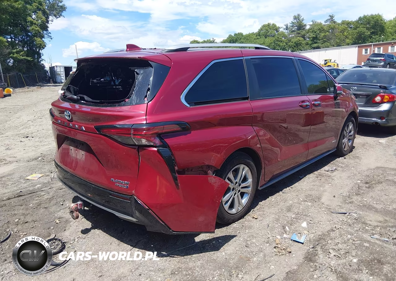 2021 Toyota Sienna Platinum VIN:5TDESKFC0MS015579 - 4