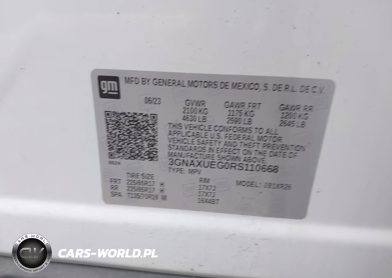 2024 Chevrolet Equinox Awd Lt VIN:3GNAXUEG0RS110668 - 9