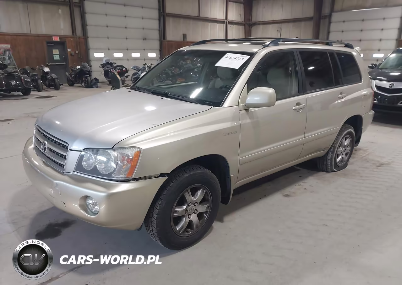 2001 Toyota Highlander V6 VIN:JTEHF21A410001640 - 2