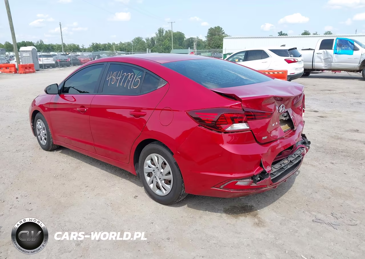 2019 Hyundai Elantra Se VIN:KMHD74LF3KU777901 - 3