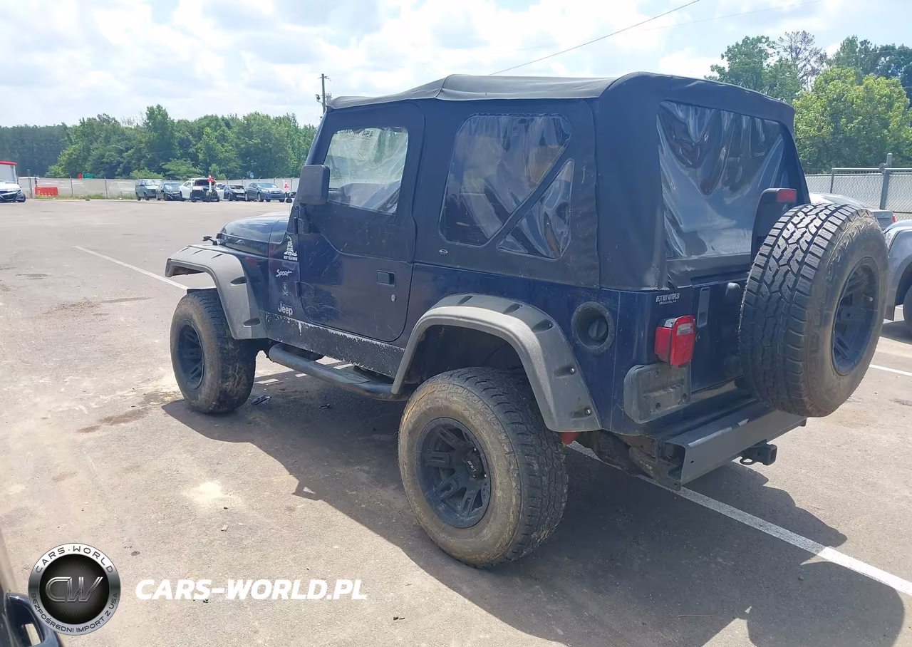 2002 Jeep Wrangler Sport VIN:1J4FA49S62P735914 - 3