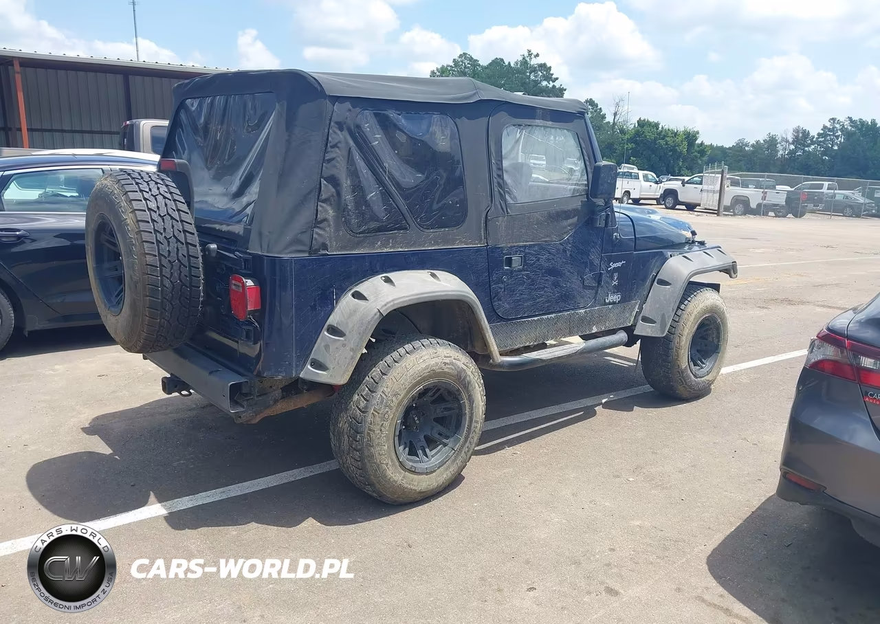 2002 Jeep Wrangler Sport VIN:1J4FA49S62P735914 - 4