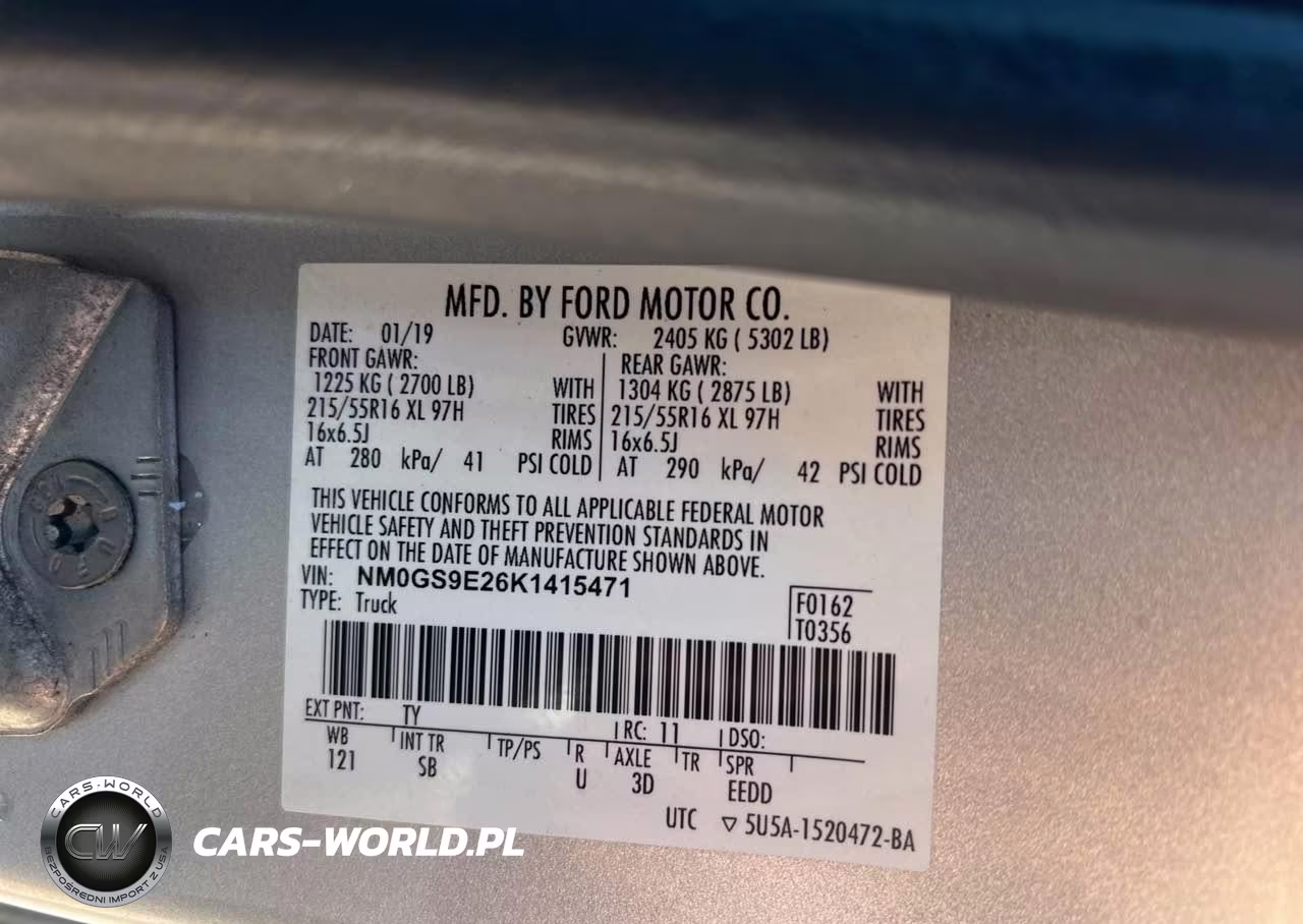 2019 Ford Transit Connect Xl VIN:NM0GS9E26K1415471 - 9