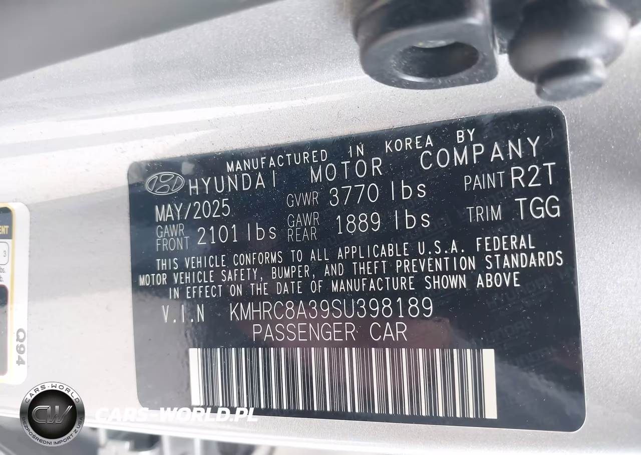 2025 Hyundai Venue Sel VIN:KMHRC8A39SU398189 - 9