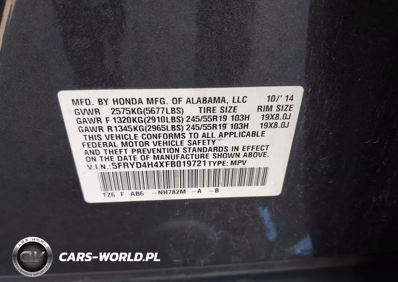 2015 Acura Mdx Technology Package VIN:5FRYD4H4XFB019721 - 9