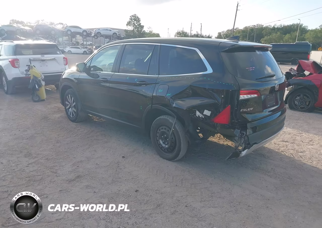 2022 Honda Pilot 2Wd Ex-L VIN:5FNYF5H52NB013128 - 3