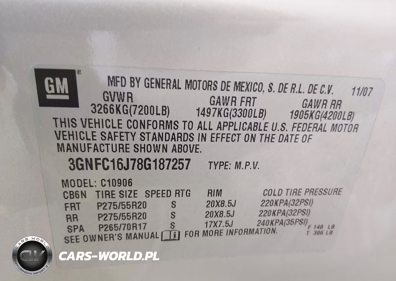 2008 Chevrolet Suburban 1500 Ltz VIN:3GNFC16J78G187257 - 9
