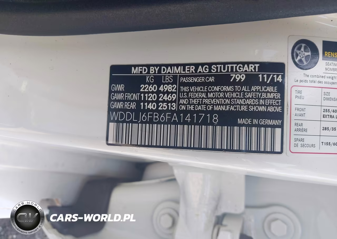 2015 Mercedes-Benz Cls 400 VIN:WDDLJ6FB6FA141718 - 9