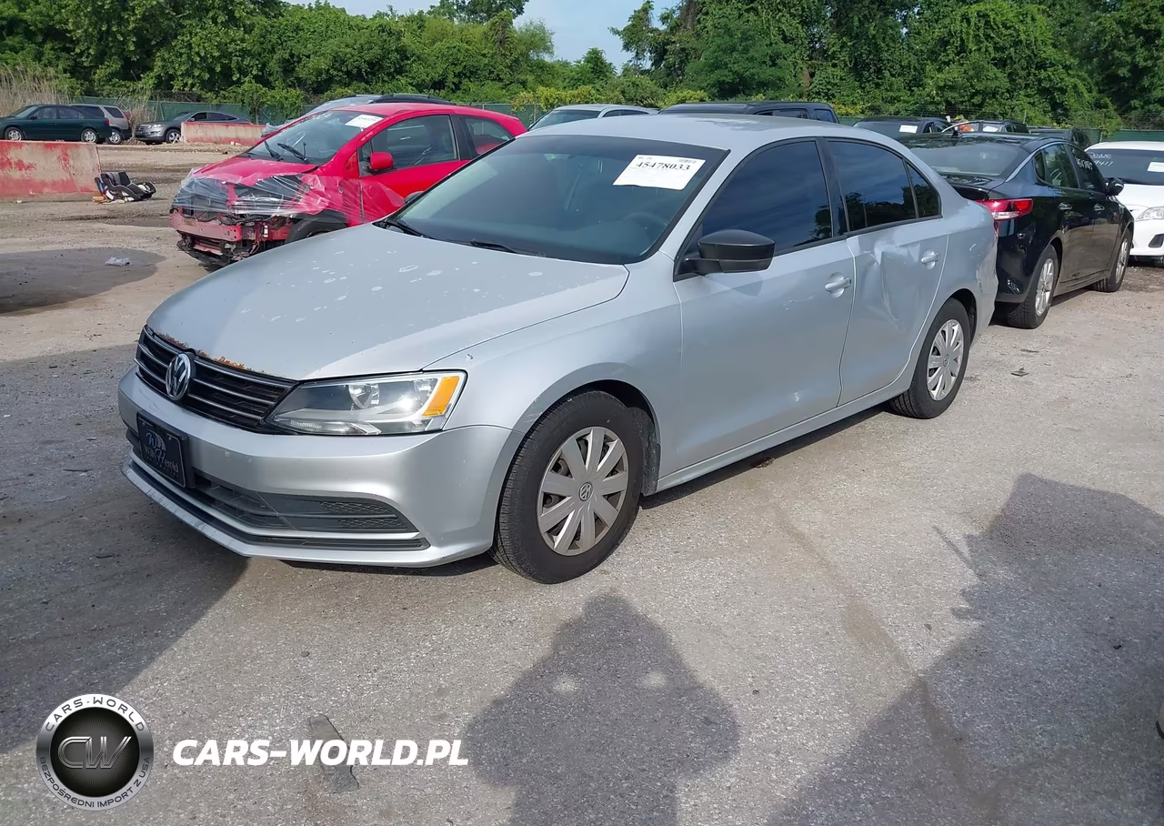 2015 Volkswagen Jetta 2.0L S VIN:3VW2K7AJ2FM405640 - 2