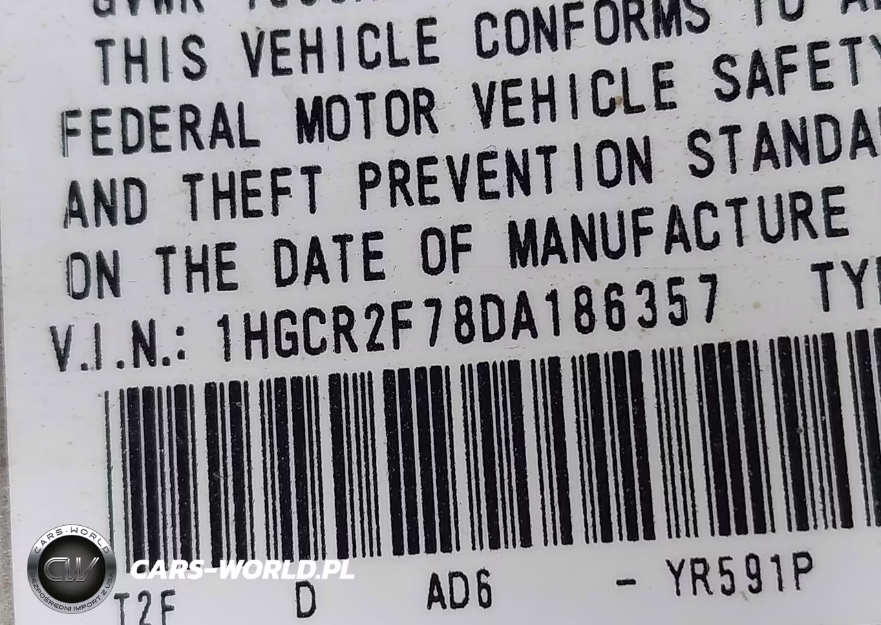 2013 Honda Accord Ex VIN:1HGCR2F78DA186357 - 9