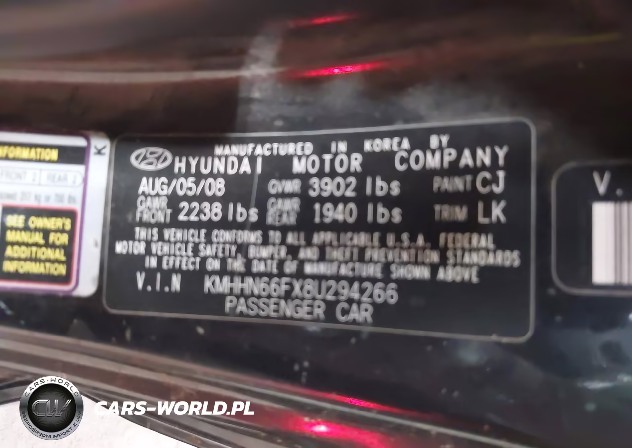 2008 Hyundai Tiburon Gt-Gt Limited-Se VIN:KMHHN66FX8U294266 - 9