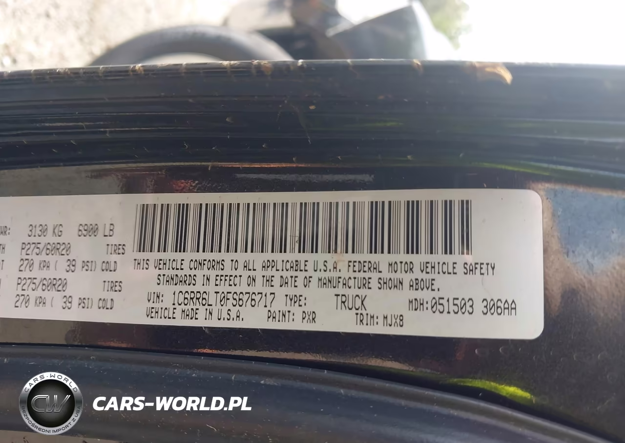 2015 Ram 1500 Big Horn VIN:1C6RR6LT0FS676717 - 9